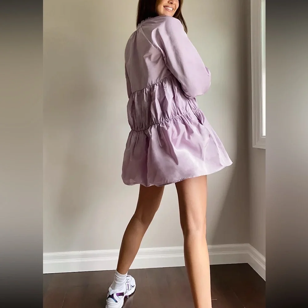 ⭐️HOST Pick⭐️ Aritzia Sunday Best Alice Taffeta Dress - Picture 3 of 14